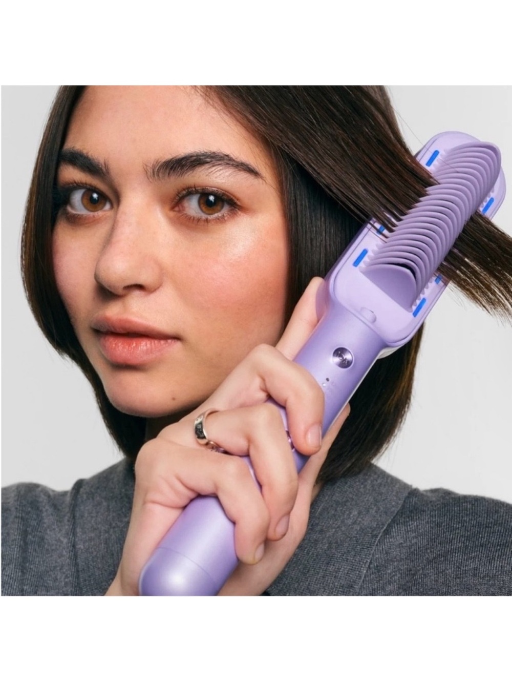 Wavytalk Purple Hair Straightening Brush